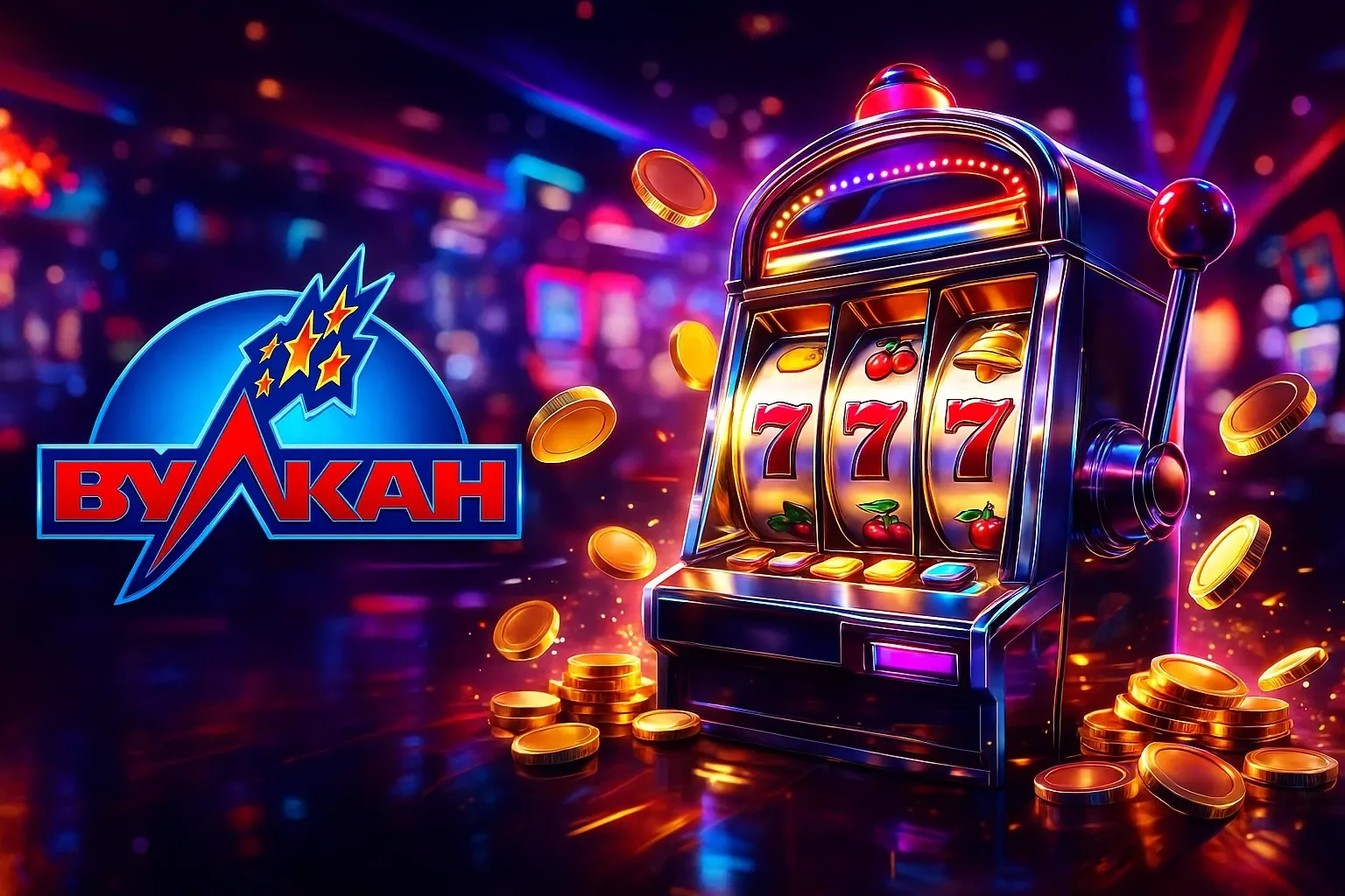 Вход на официальный сайт казино Вулкан